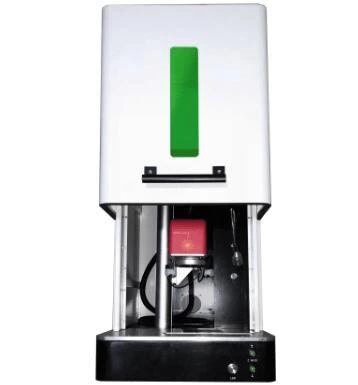 เครื่องมาร์คไฟเบอร์เลเซอร์ขนาดกะทัดรัด 20w พร้อมฝาปิดแบบเต็ม